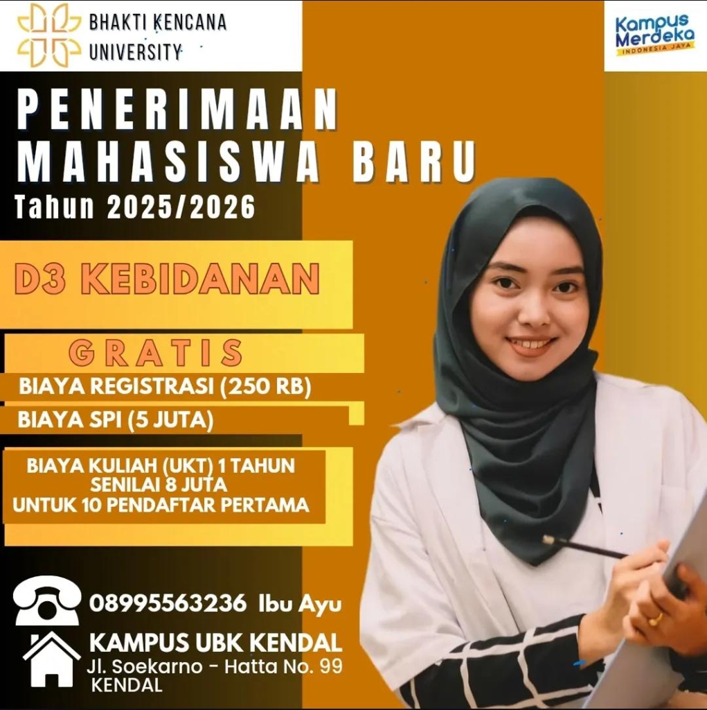 Brosur Penerimaan Mahasiswa Baru BKU